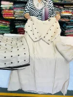 Embroidered Silk-Blend Anarkali - Image 2