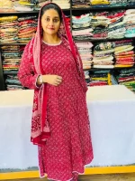 Printed Cotton Kurta Set