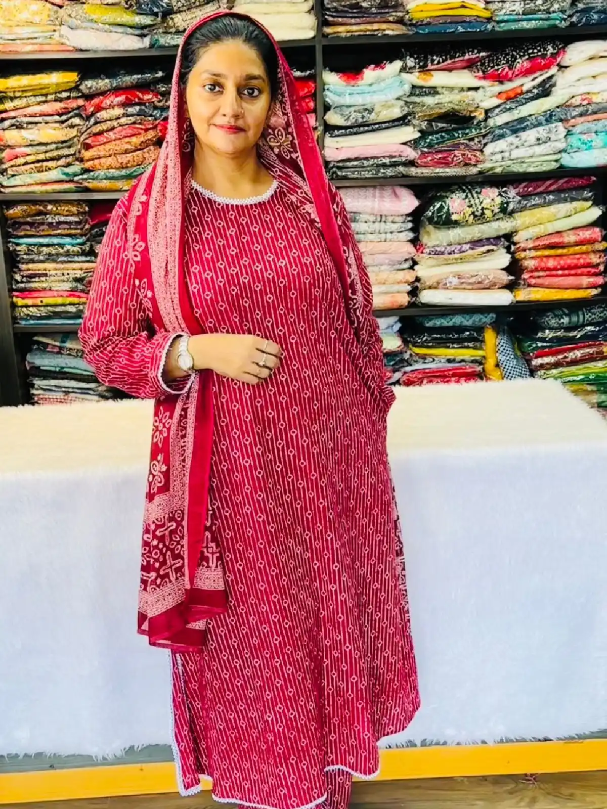 New Project - 2026-09-05T103652.641 Printed Cotton Kurta Set - Image 1